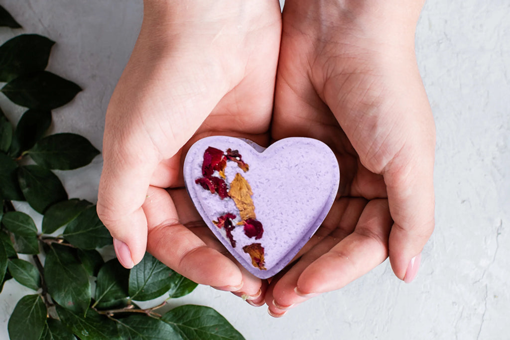A Mother's day special- Heart Shaped Shower Steamers Gift Box, Set of 4 Shower Steamers Package