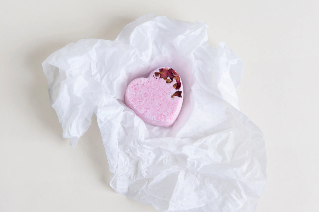 A Mother's day special- Heart Shaped Shower Steamers Gift Box, Set of 4 Shower Steamers Package