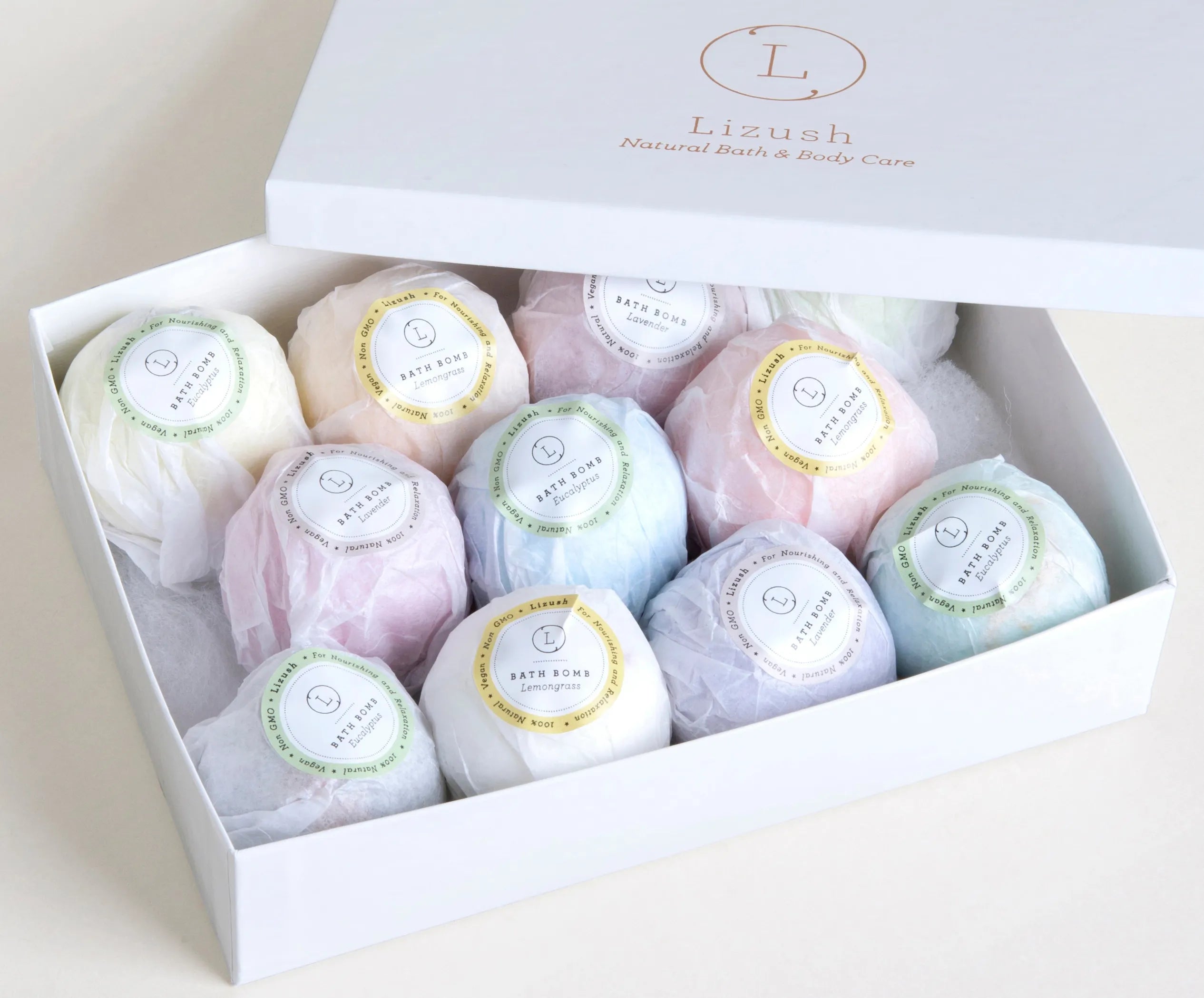 12 Bath Bombs Gift Box