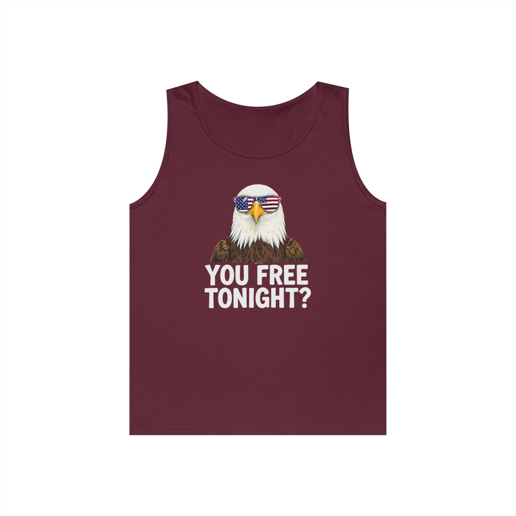 You Free Tonight? Heavy Cotton Tank Top