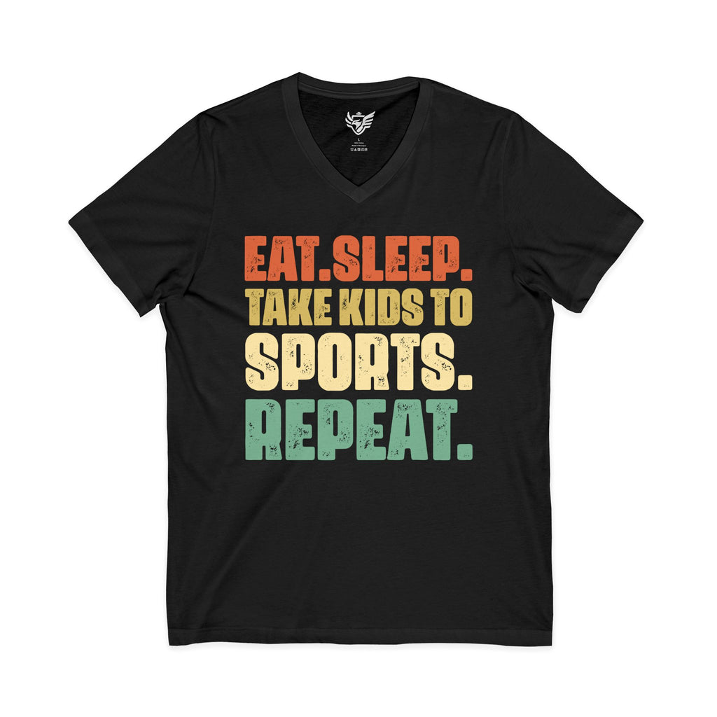 Parents Jersey Short Sleeve V-Neck Tee