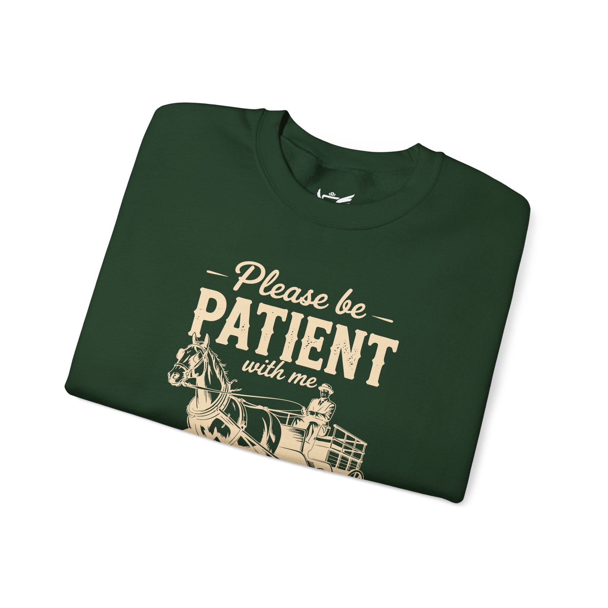 Please Be Patient With Me I'm From the 1900s Heavy Blend™ Crewneck Sweatshirt
