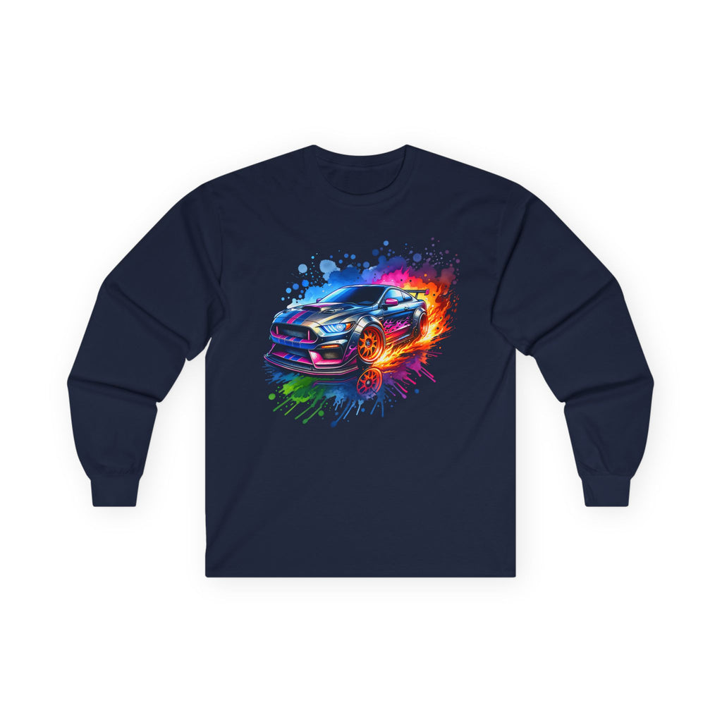 Colorblast Vroom Cotton Long Sleeve Tee