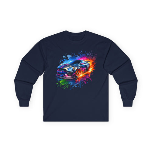 Colorblast Vroom Cotton Long Sleeve Tee