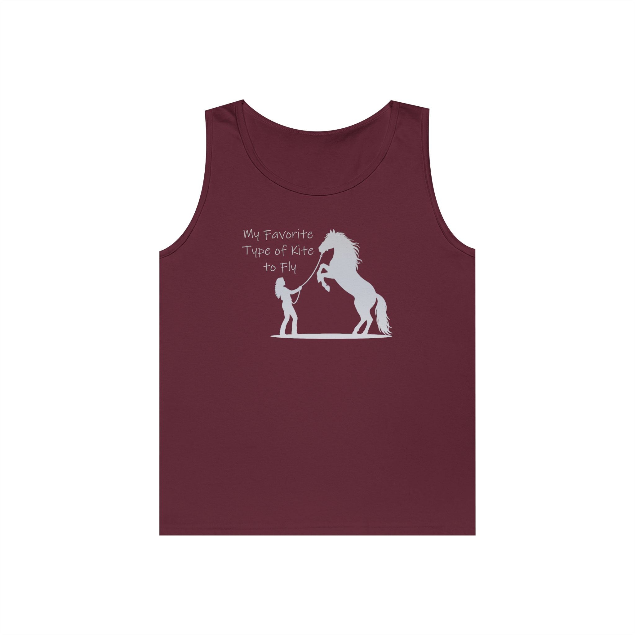 My Favorite Type of Kite Heavy Cotton Tank Top