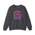 Just a Girl Who Loves Horses Heavy Blend™ Crewneck Sweatshirt