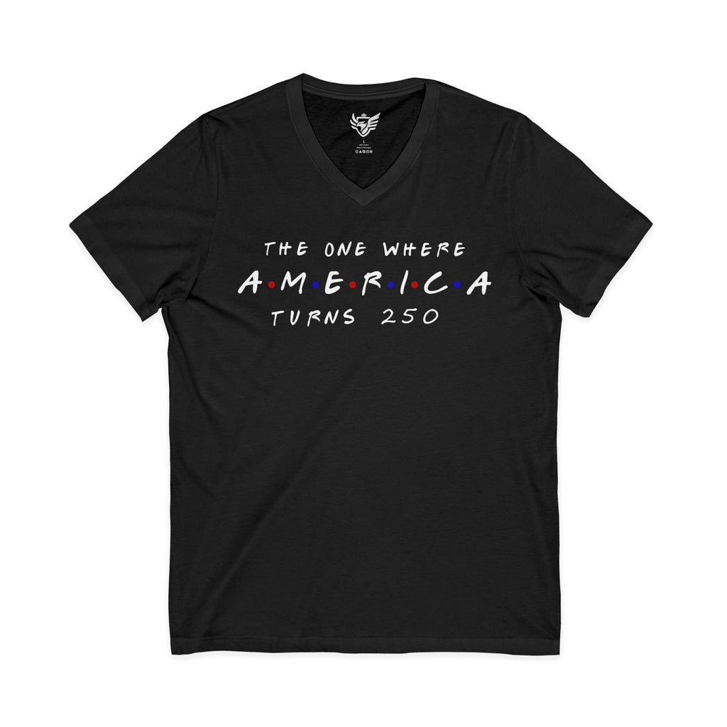 The One Where Jersey Short Sleeve V-Neck Tee