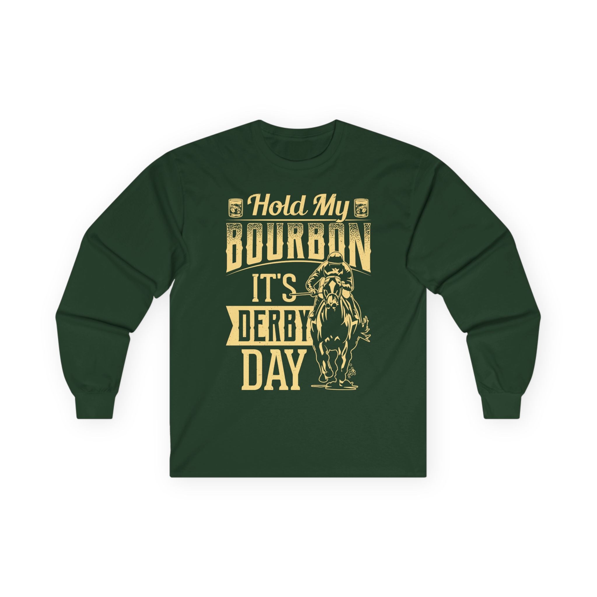 Derby Day Cotton Long Sleeve Tee
