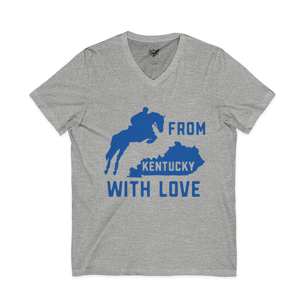 KY with Love Jersey Short Sleeve V-Neck Tee