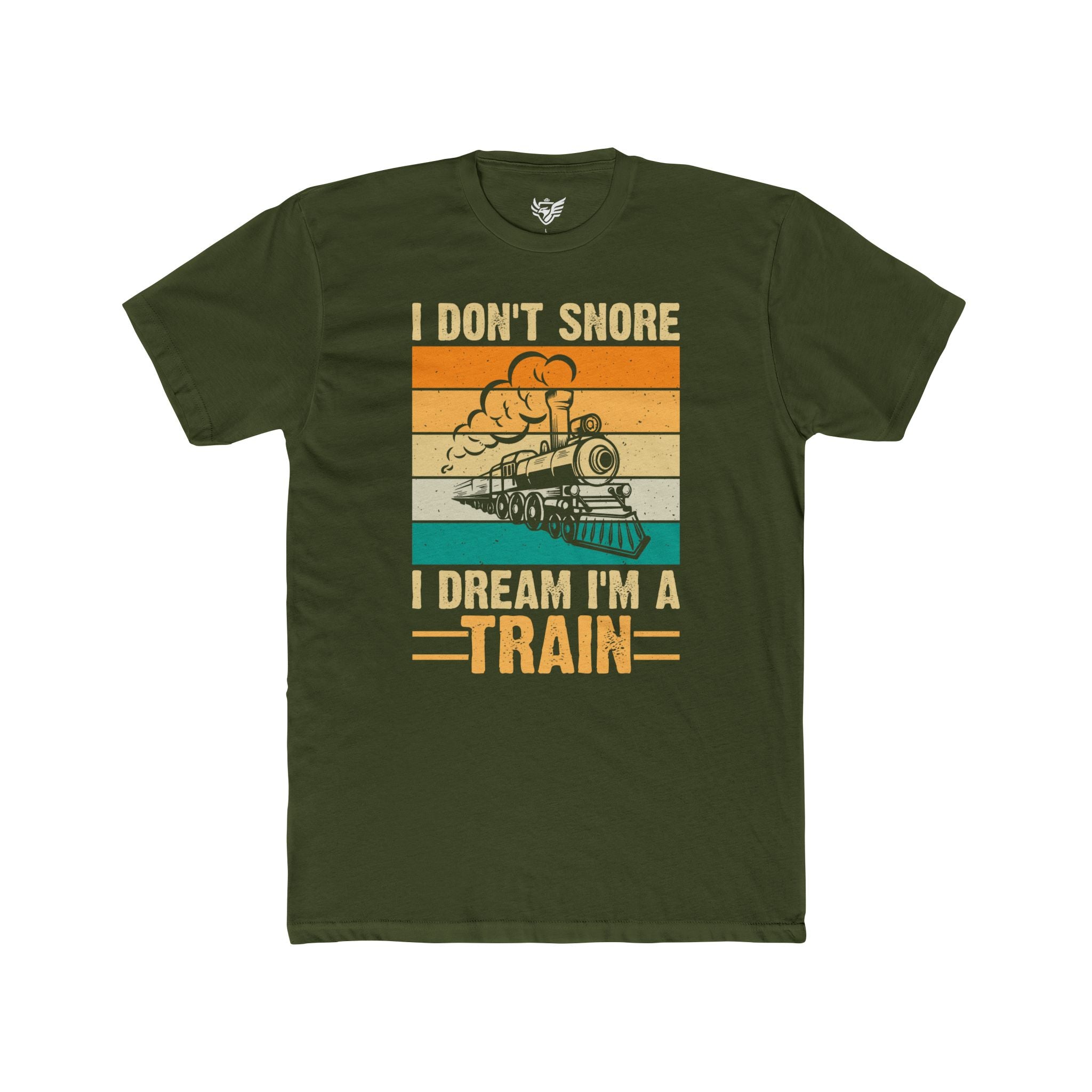 I Don't Snore Cotton Crew Tee