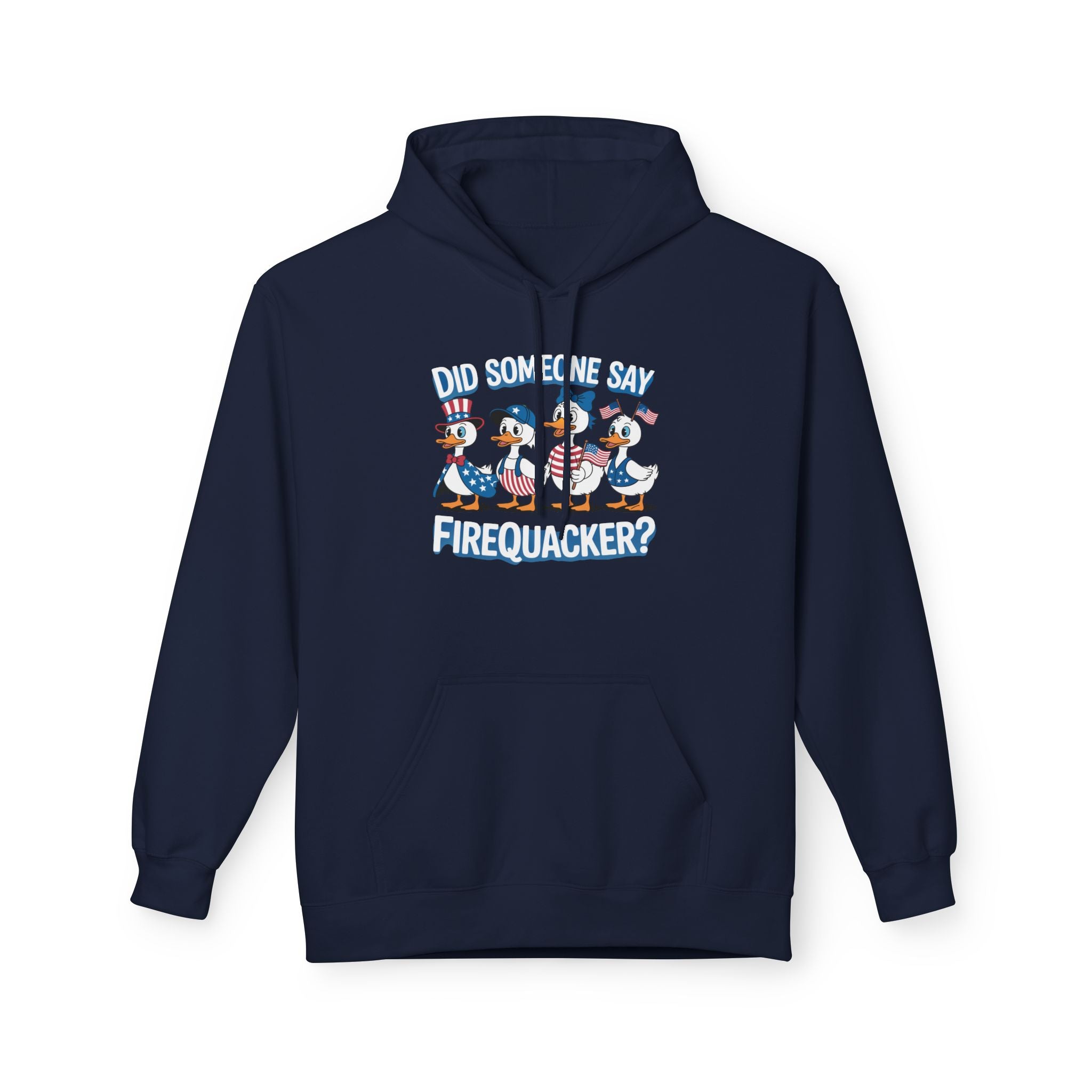 Firequackers Midweight Softstyle Fleece Hoodie
