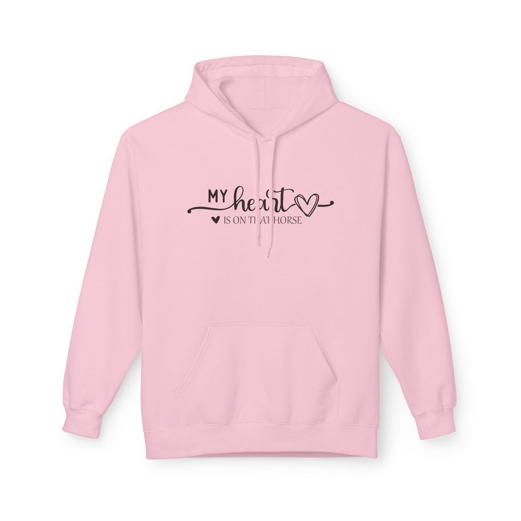 Heart on Horse Midweight Softstyle Fleece Hoodie