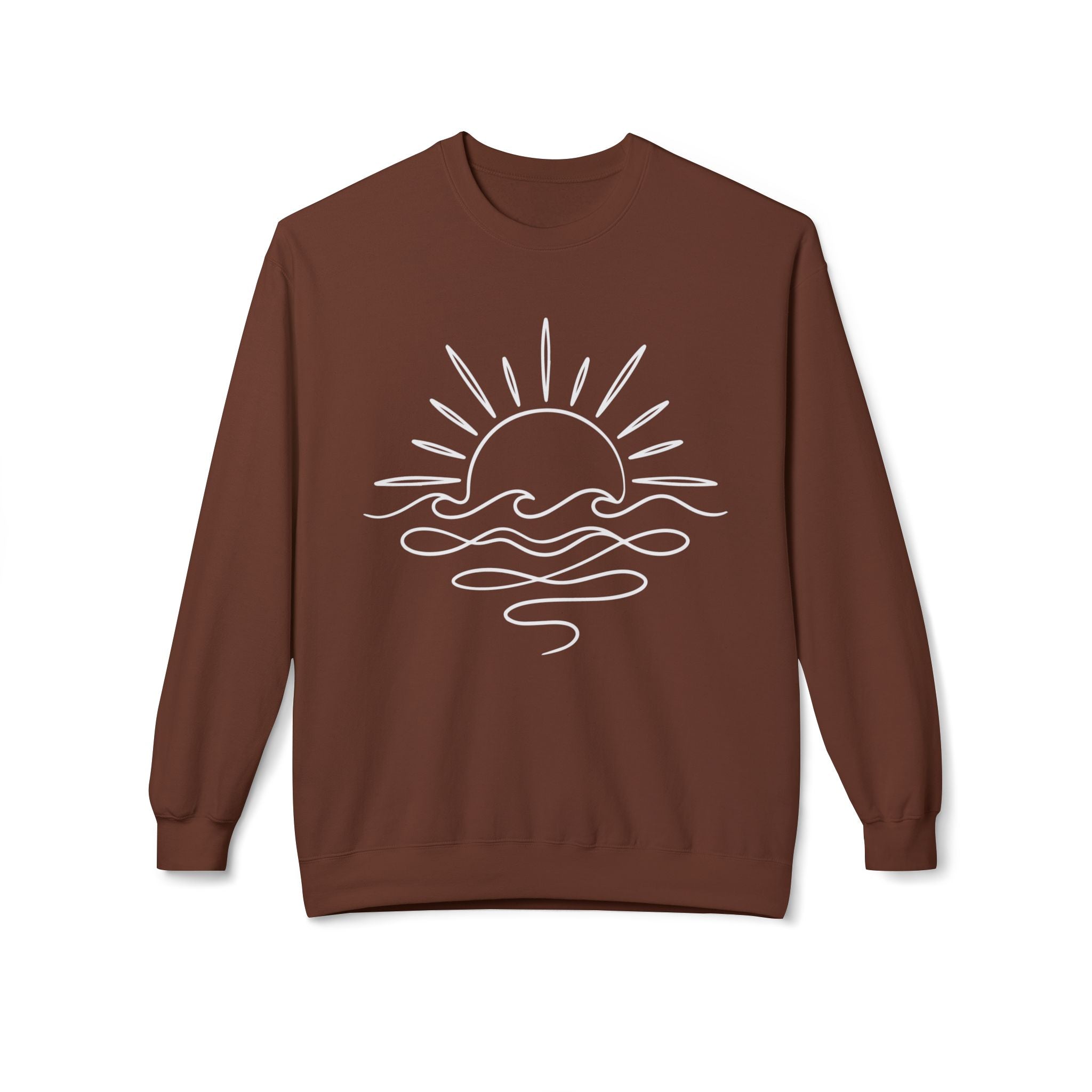 Sunny Sea Midweight Softstyle Fleece Crewneck Sweatshirt