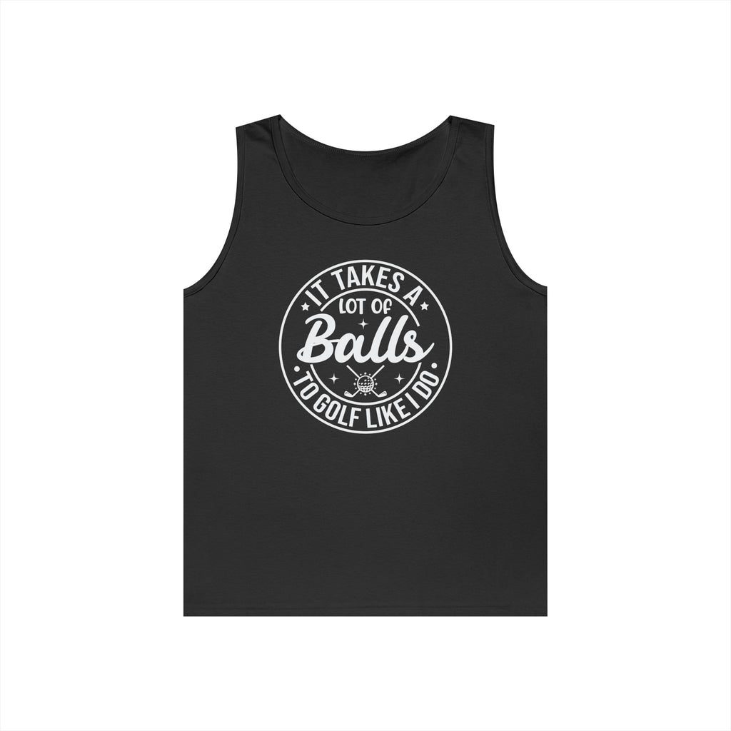 Golf Like I Do Heavy Cotton Tank Top