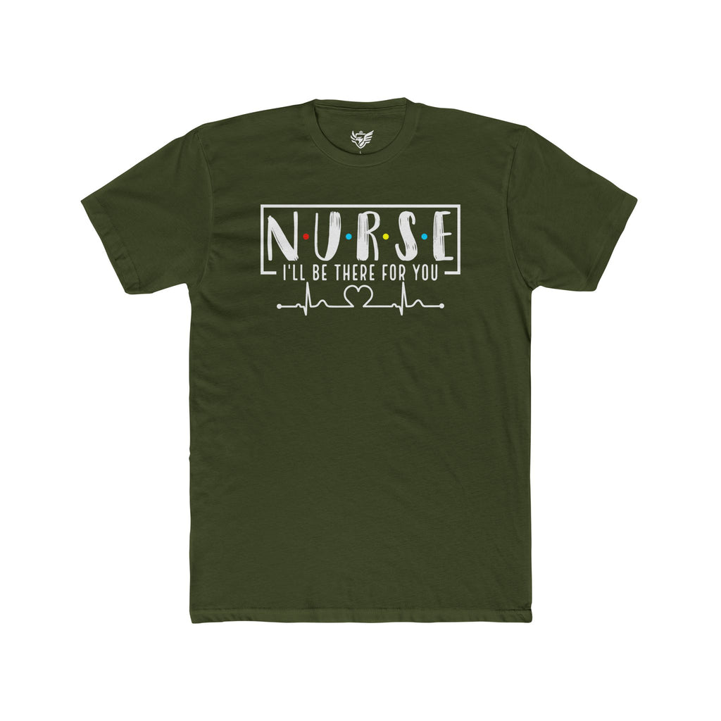 Friends Theme Nurse Cotton Crew Tee