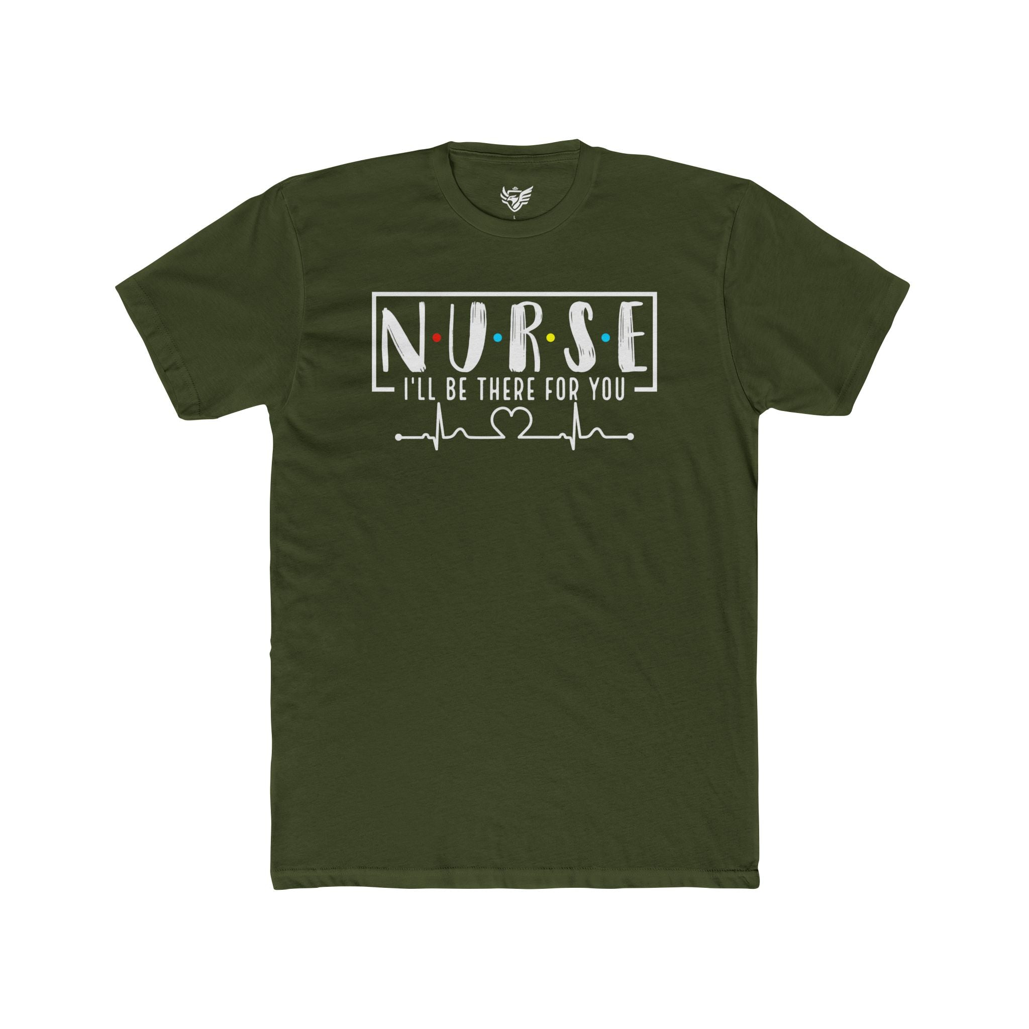 Friends Theme Nurse Cotton Crew Tee