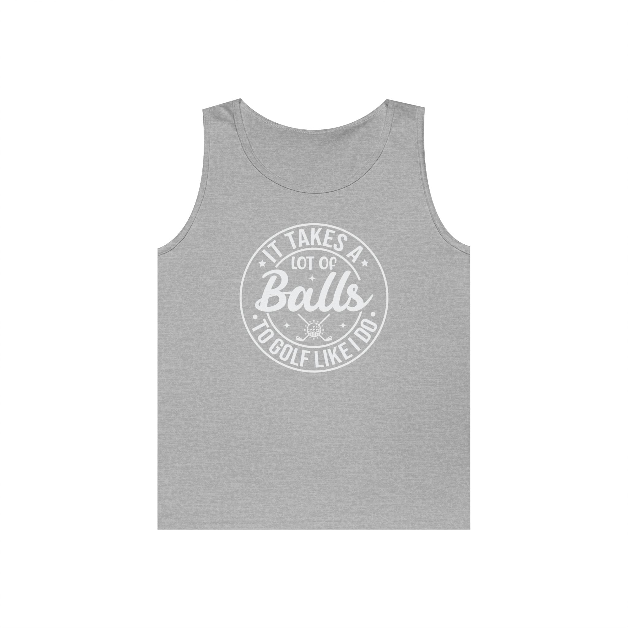 Golf Like I Do Heavy Cotton Tank Top