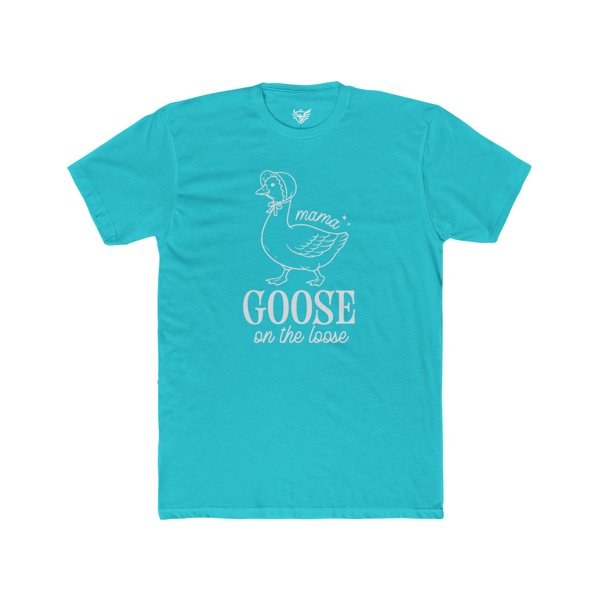 Mama Goose On The Loose Cotton Crew Tee