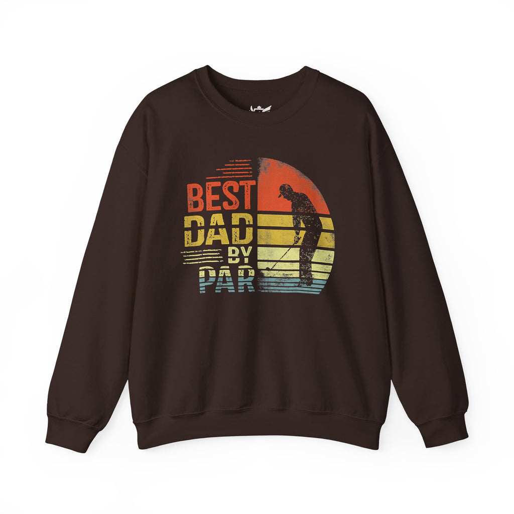 Best Dad By Par Heavy Blend™ Crewneck Sweatshirt
