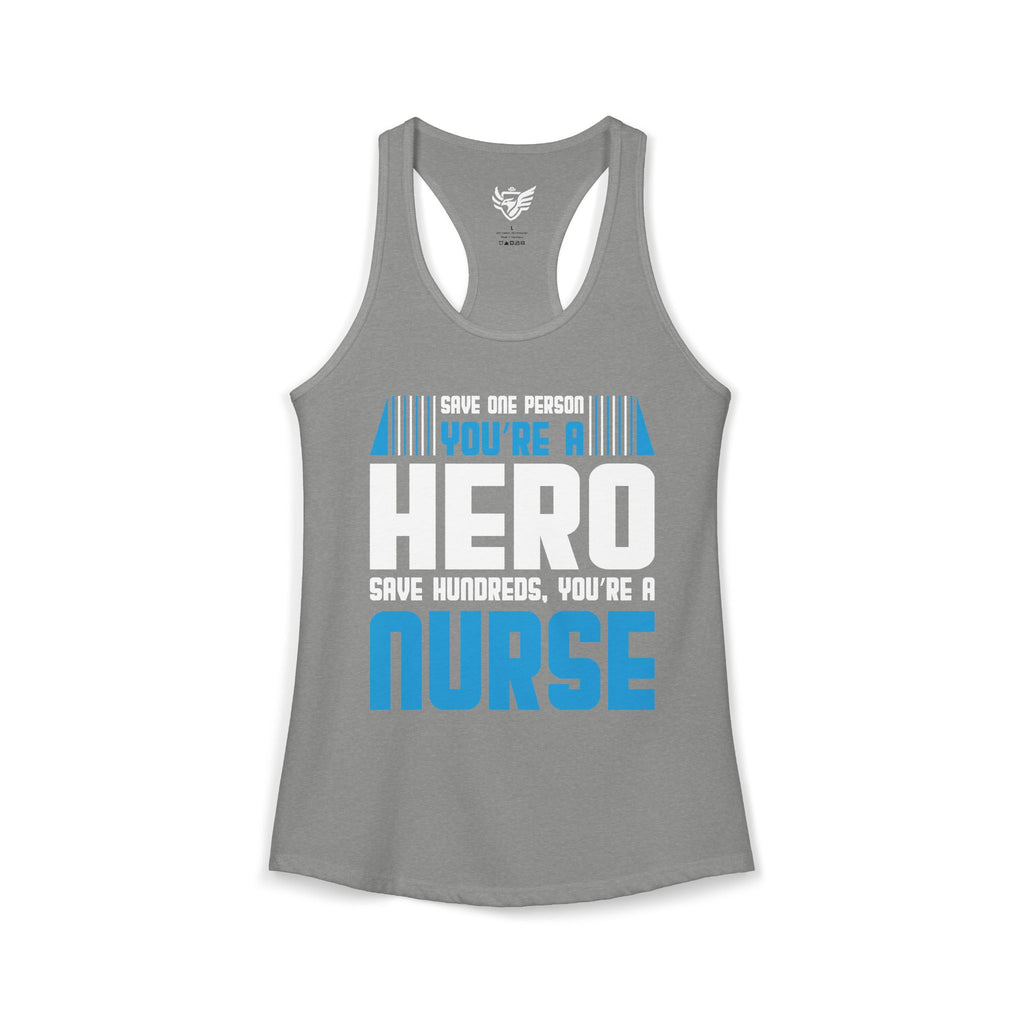 Nurses Are Heros Ideal Racerback Tank
