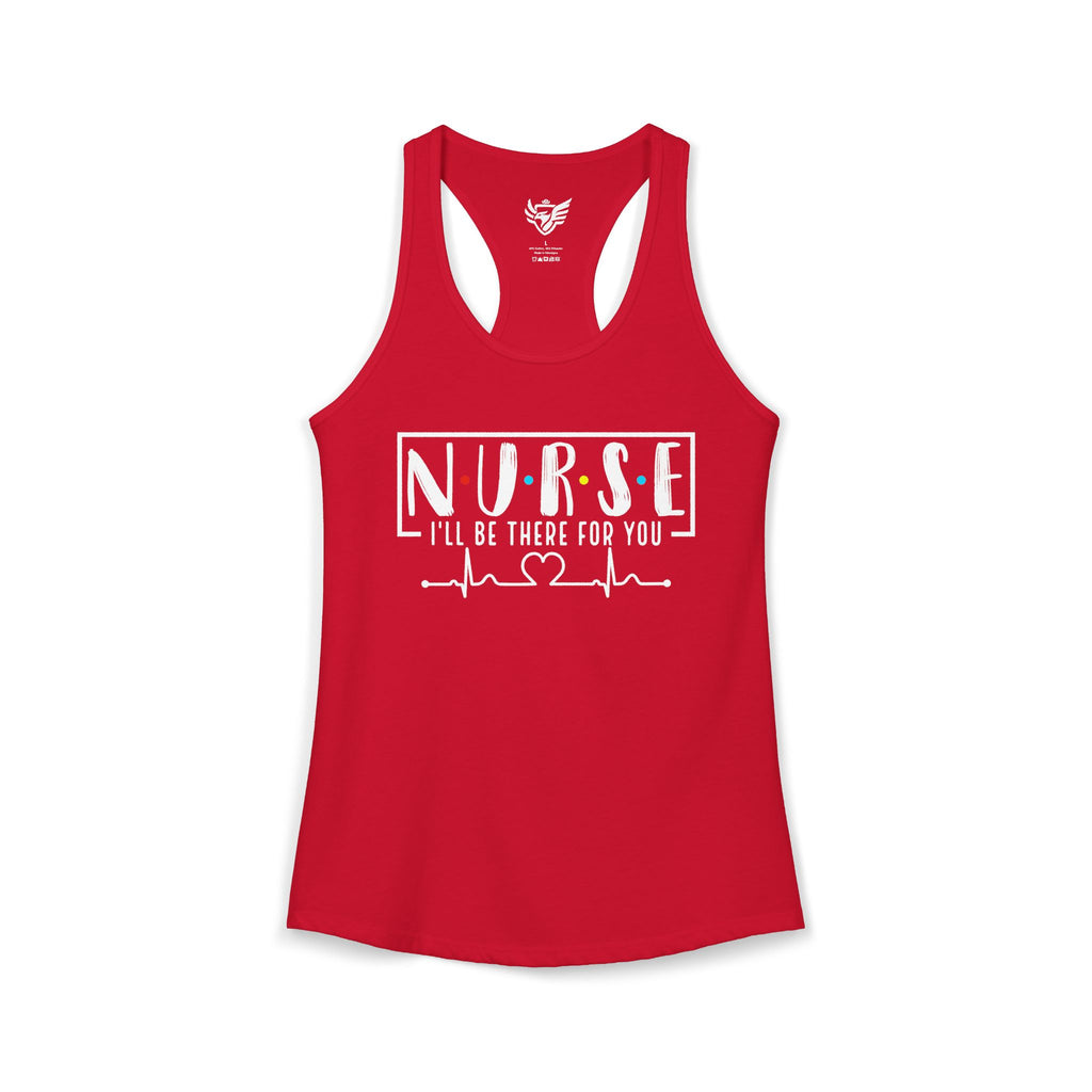 Friend's Theme Nurse Ideal Racerback Tank