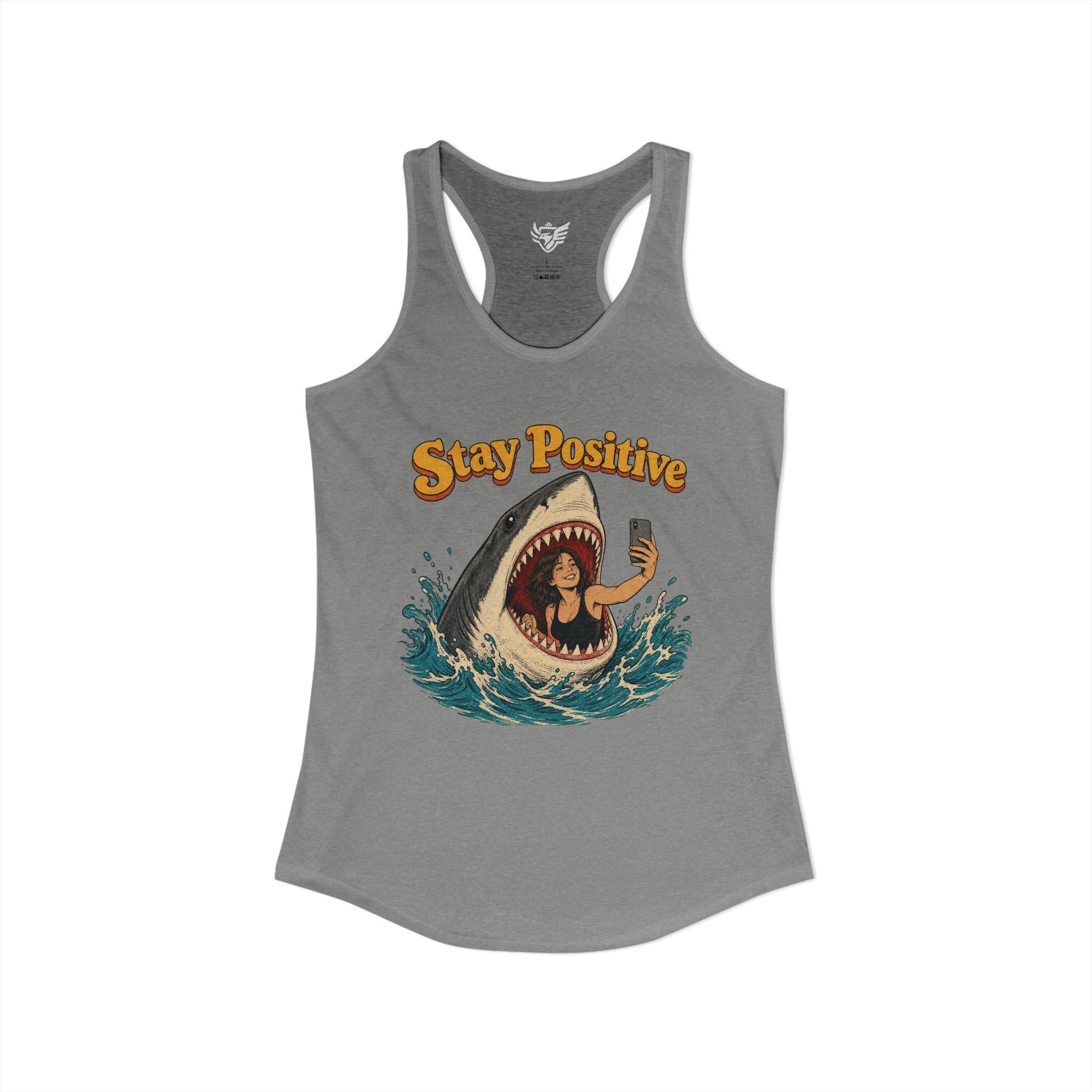 Stay Positive Ideal Racerback Tank