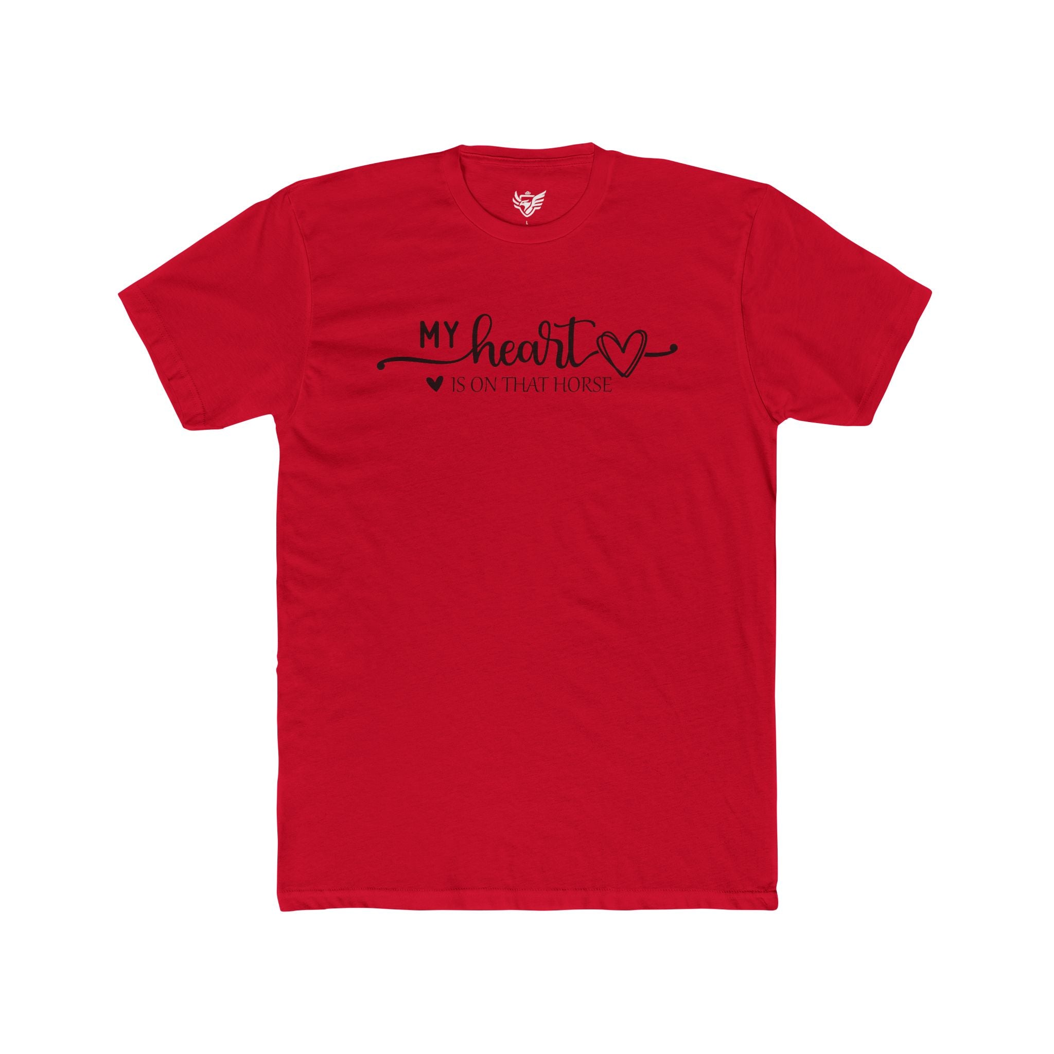 Heart on Horse Cotton Crew Tee