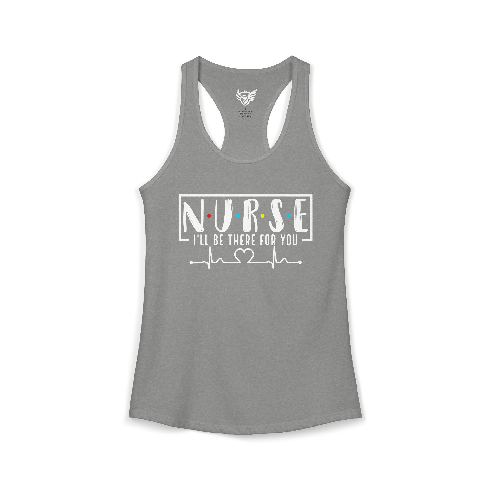 Friend's Theme Nurse Ideal Racerback Tank