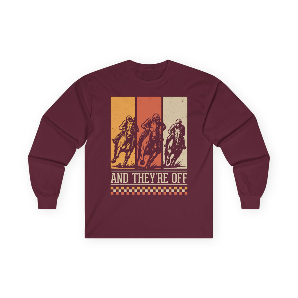 Racing Cotton Long Sleeve Tee