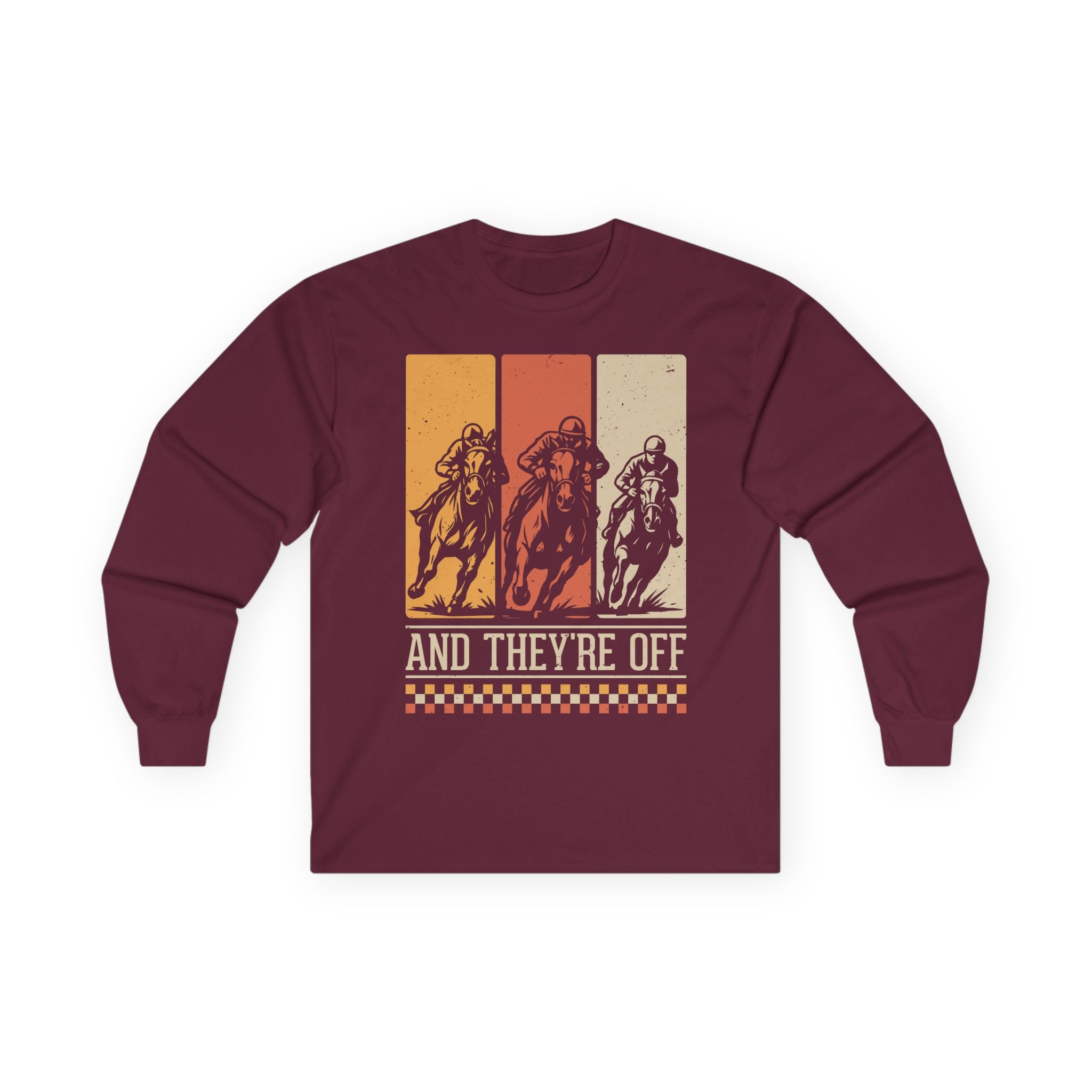 Racing Cotton Long Sleeve Tee