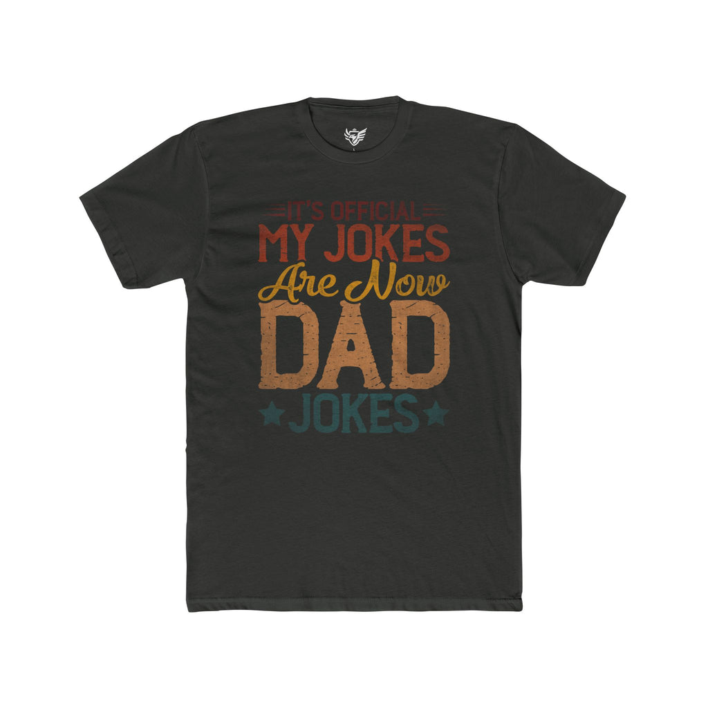 Dad Jokes Cotton Crew Tee