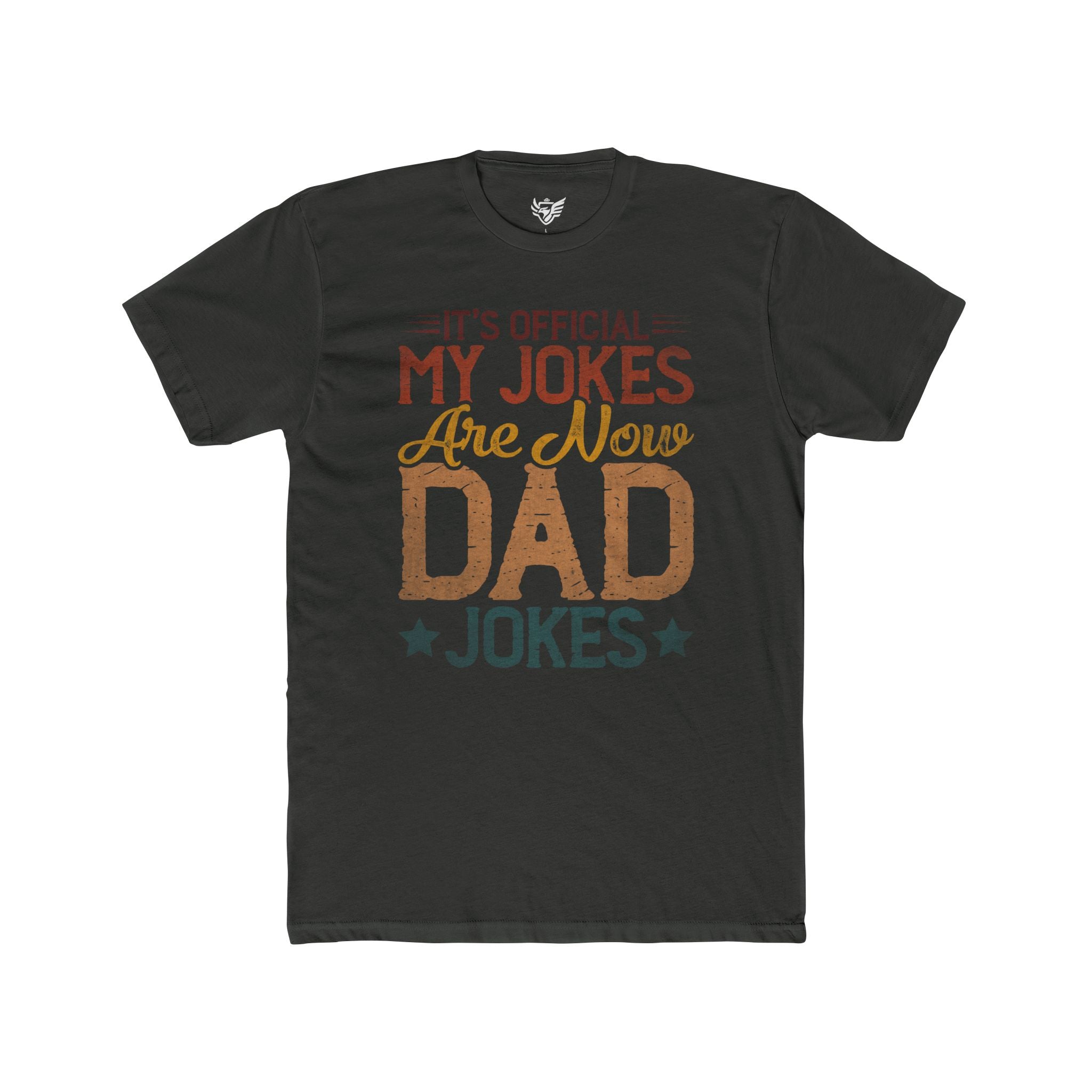 Dad Jokes Cotton Crew Tee