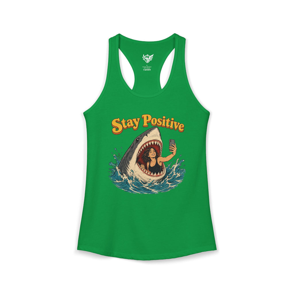 Stay Positive Ideal Racerback Tank