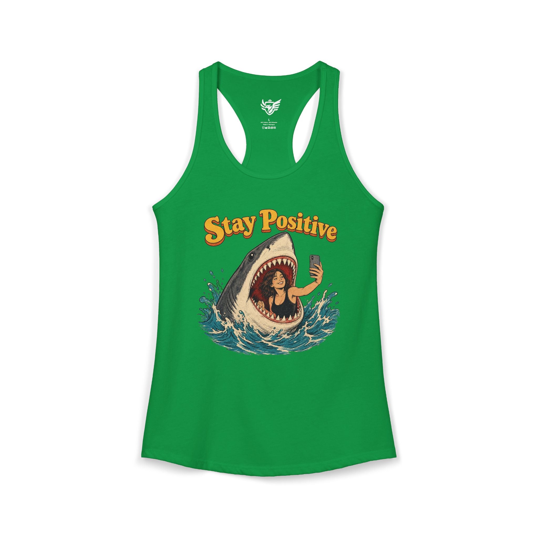 Stay Positive Ideal Racerback Tank