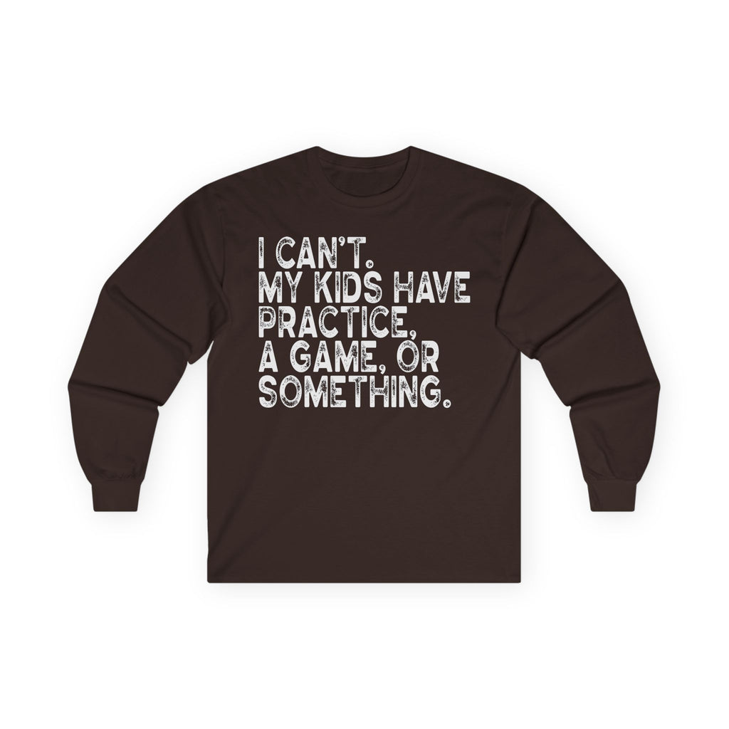 Busy Parents Cotton Long Sleeve Tee