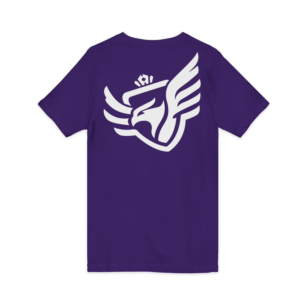 Royal Sparrow Jersey Short Sleeve V-Neck Tee