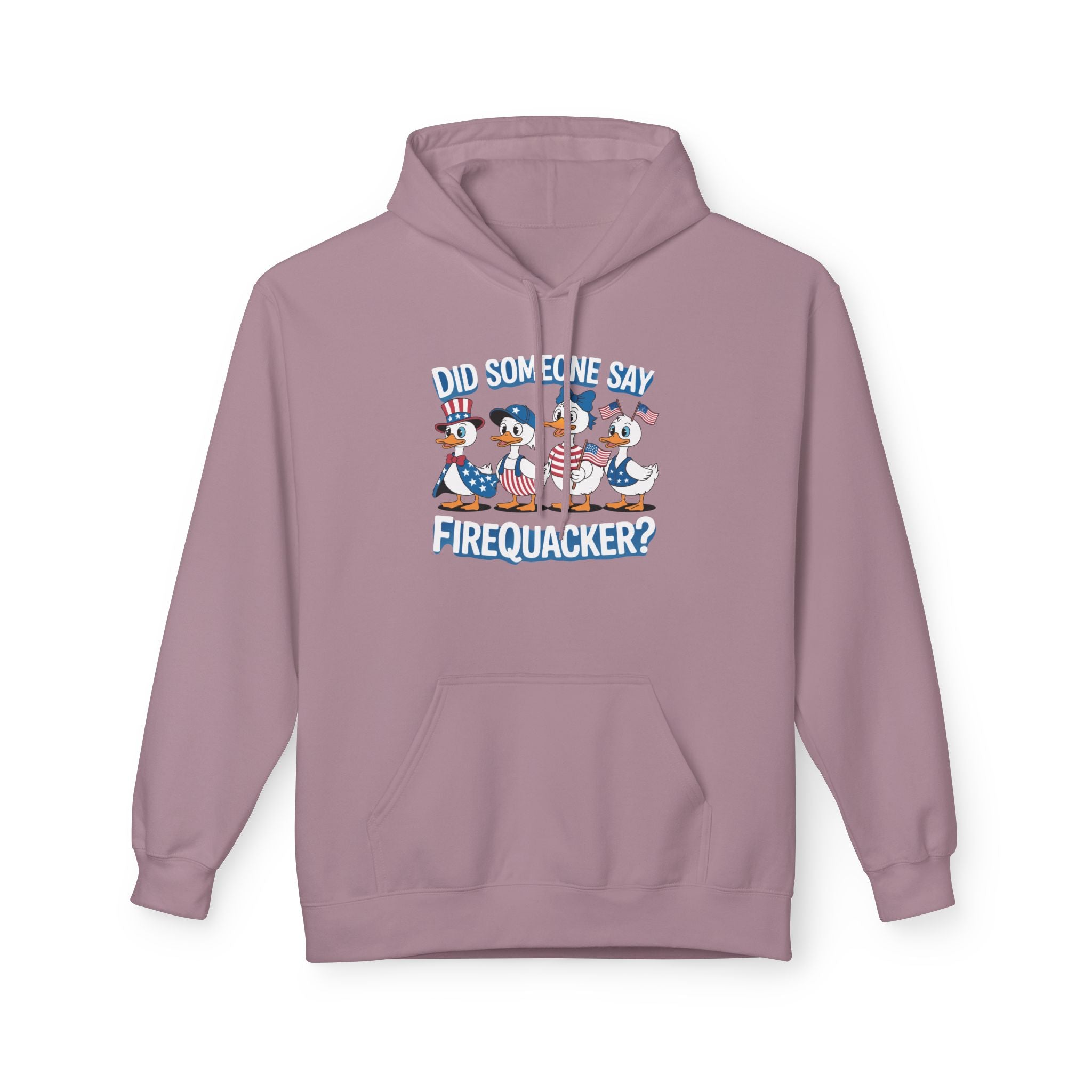 Firequackers Midweight Softstyle Fleece Hoodie