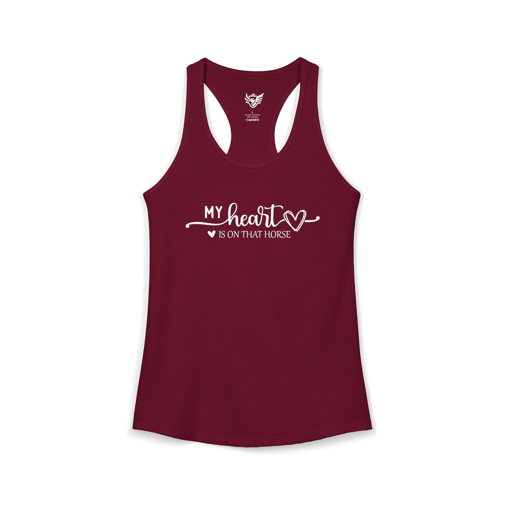 Heart on Horse Ideal Racerback Tank