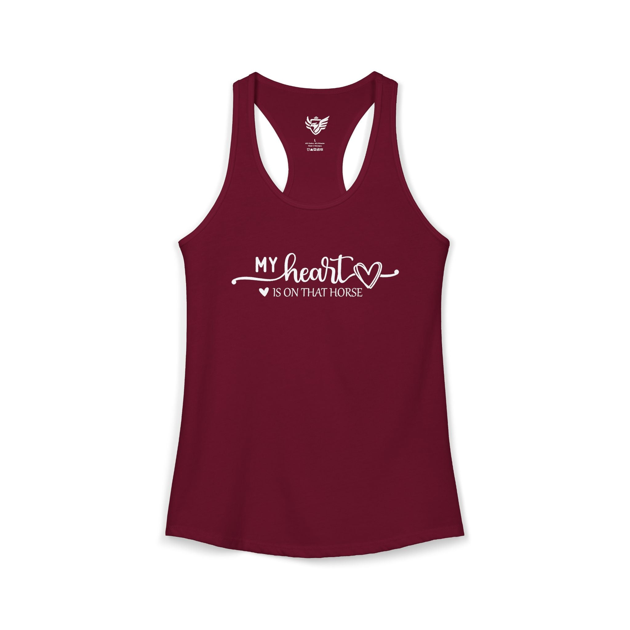 Heart on Horse Ideal Racerback Tank