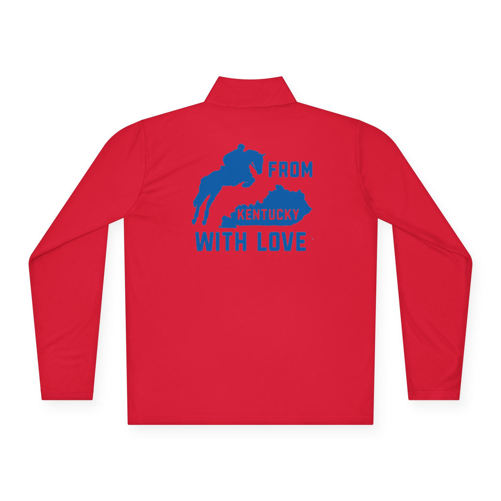 KY with LOVE Unisex Quarter-Zip Pullover