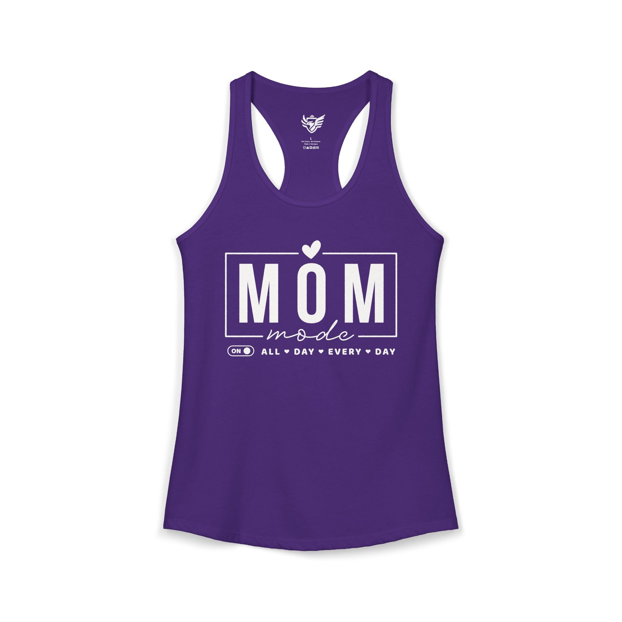 Mom Mode Ideal Racerback Tank