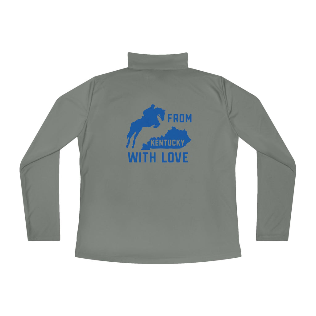 Ladies KY with Love Quarter-Zip Pullover