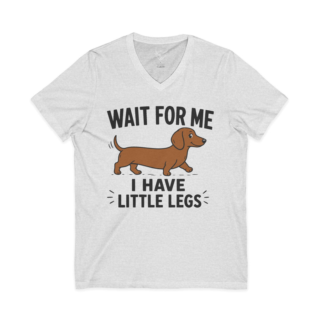 Little Legs Jersey Short Sleeve V-Neck Tee