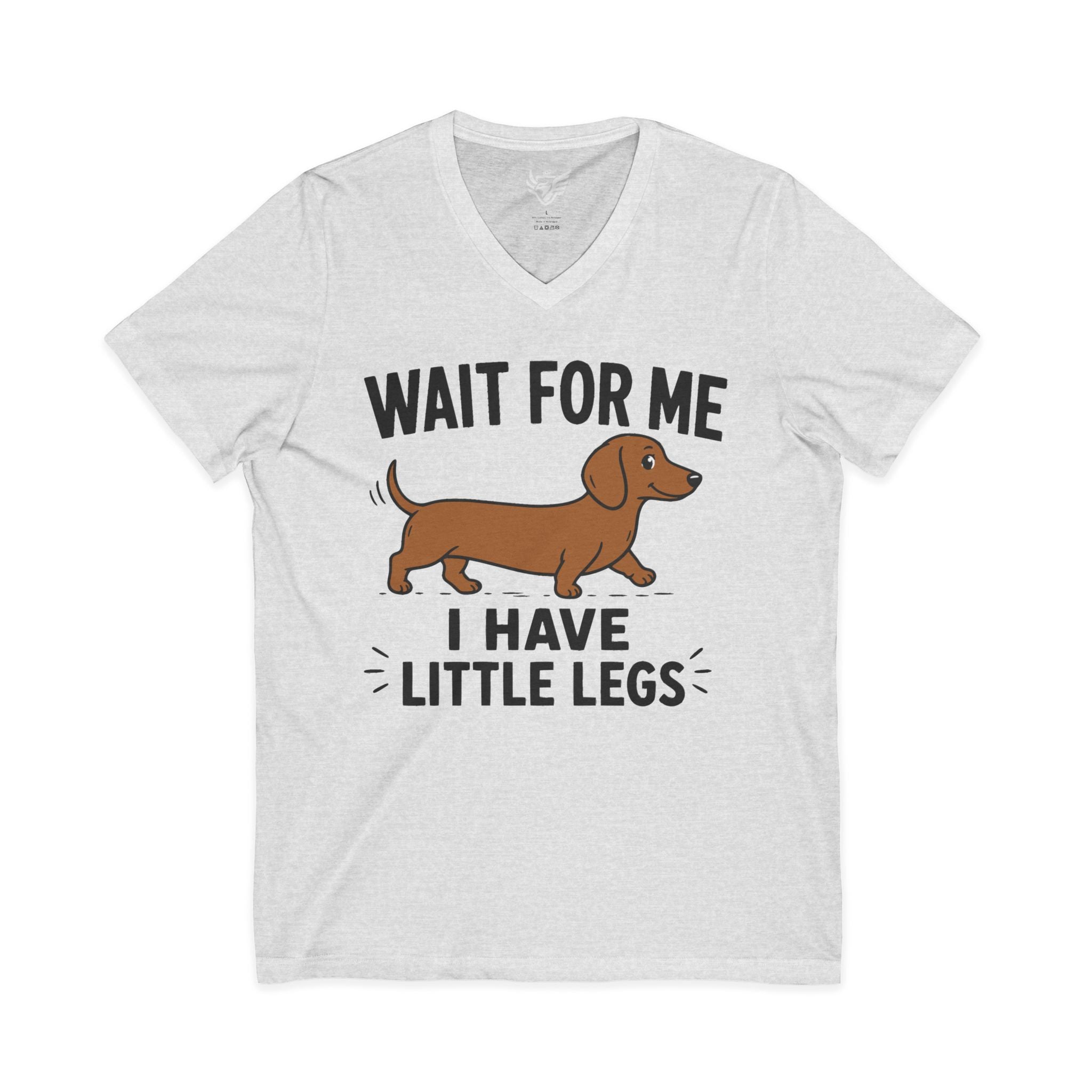 Little Legs Jersey Short Sleeve V-Neck Tee