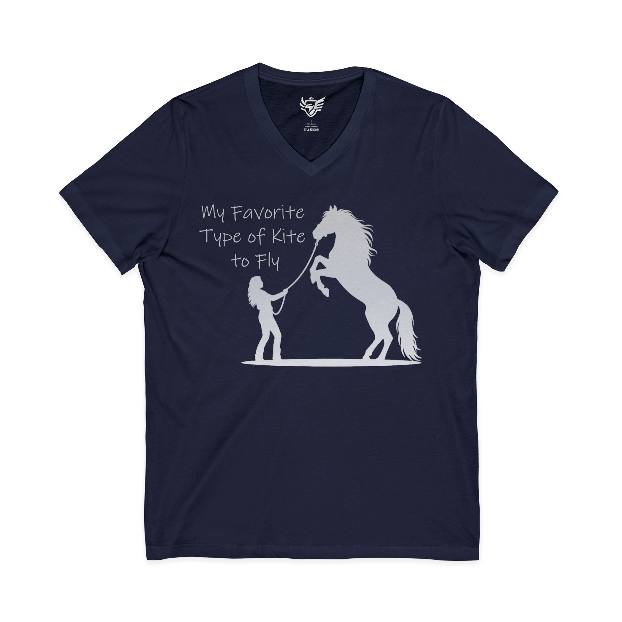 My Favorite Type of Kite Jersey Short Sleeve V-Neck Tee