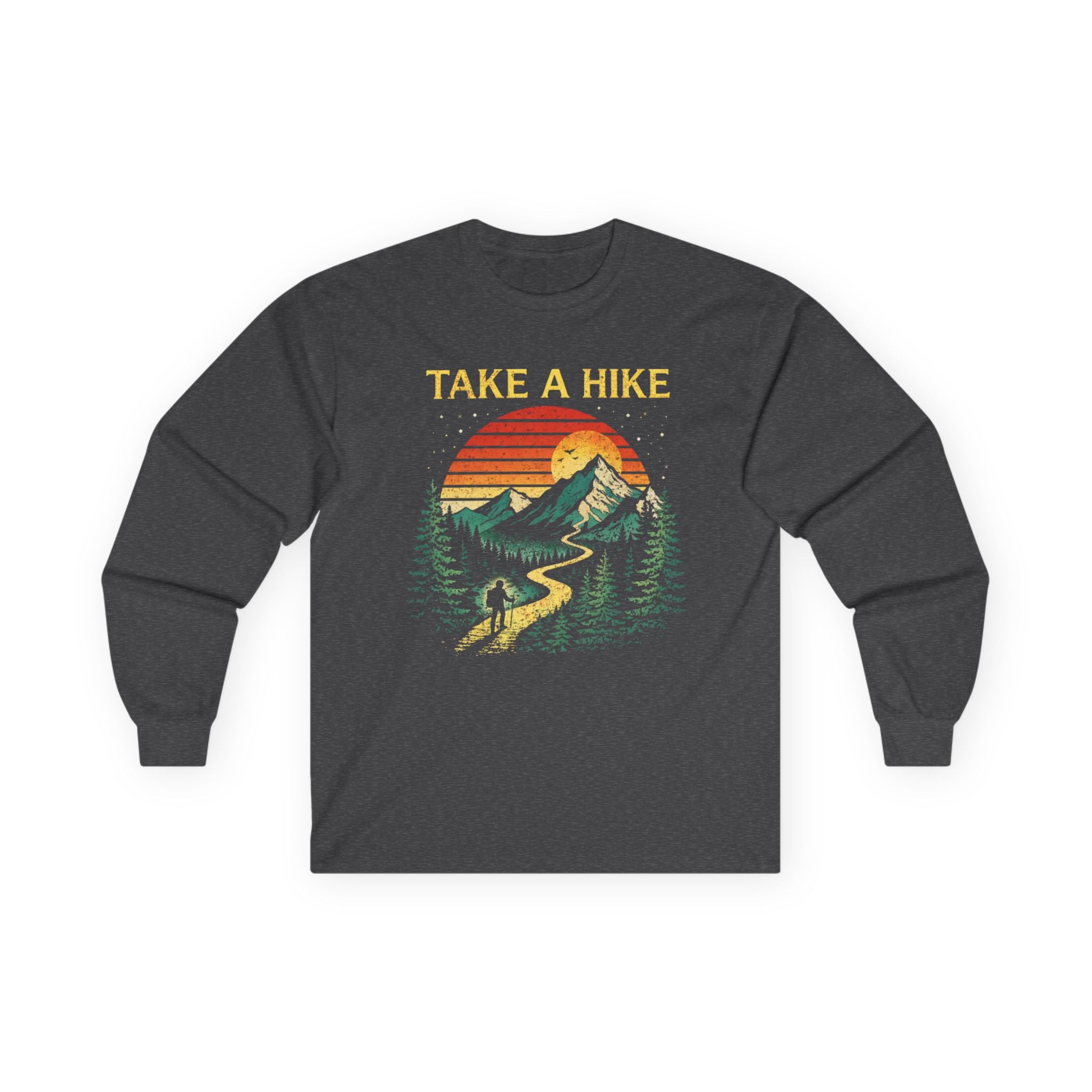 Take A Hike Cotton Long Sleeve Tee