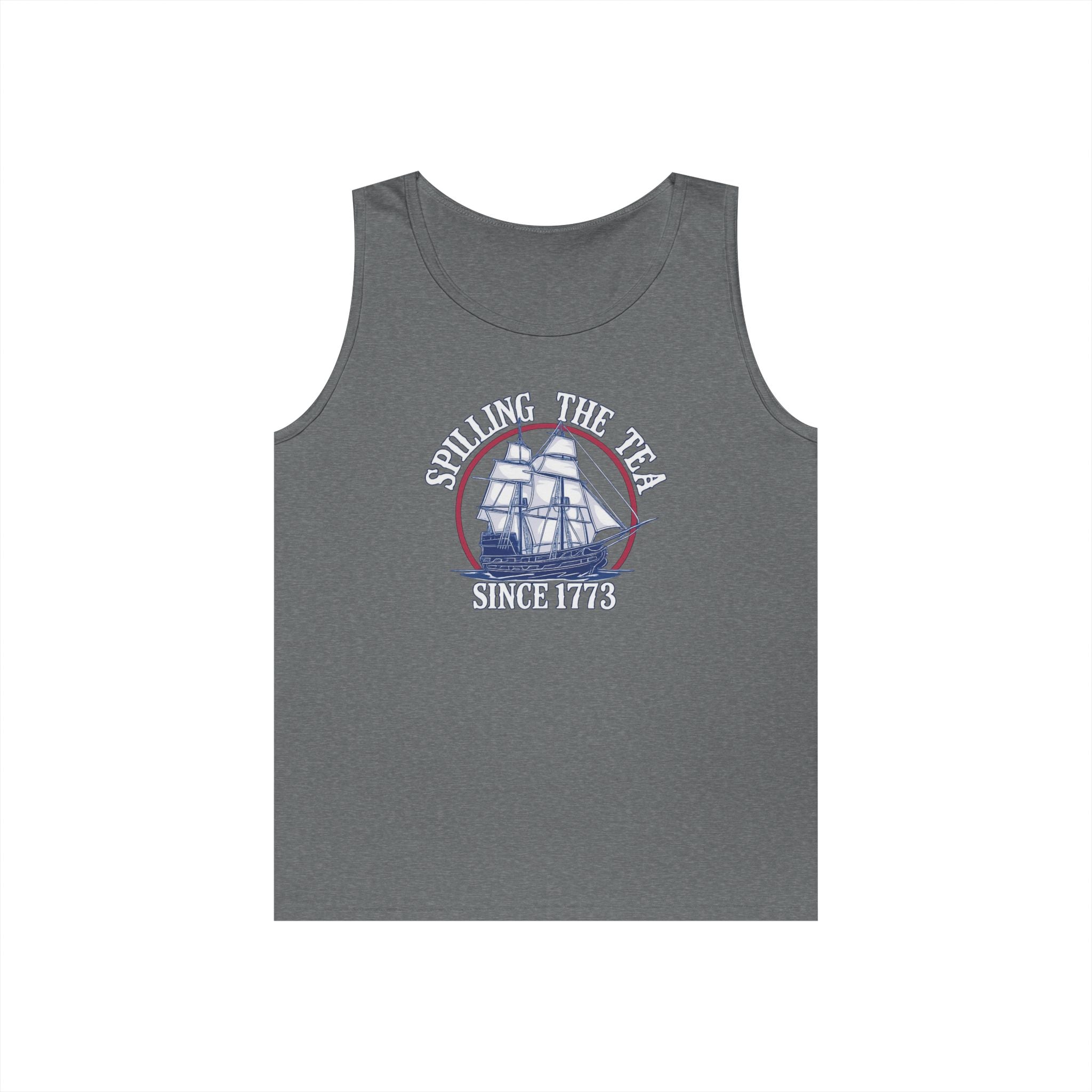 Spilling The Tea Heavy Cotton Tank Top
