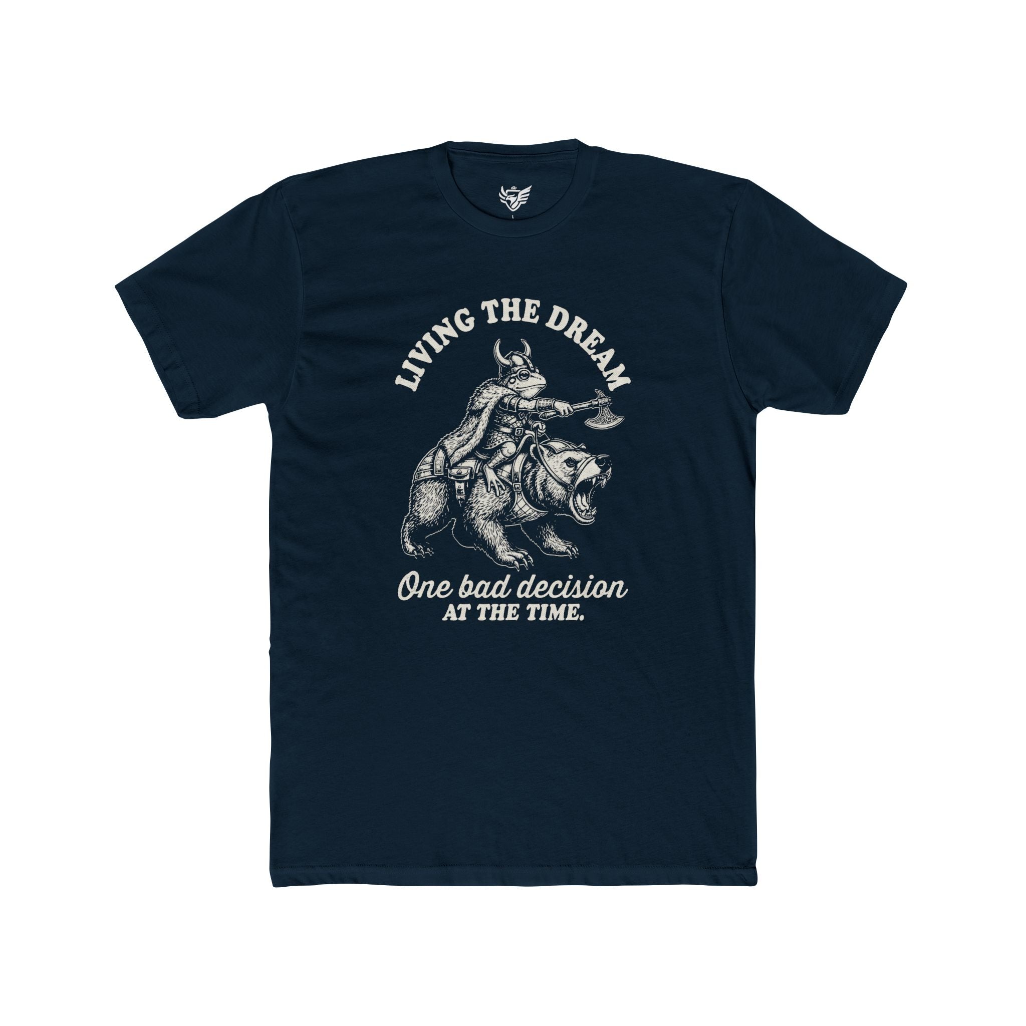Living The Dream Cotton Crew Tee