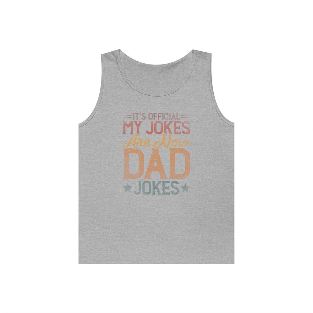 Dad Jokes Heavy Cotton Tank Top