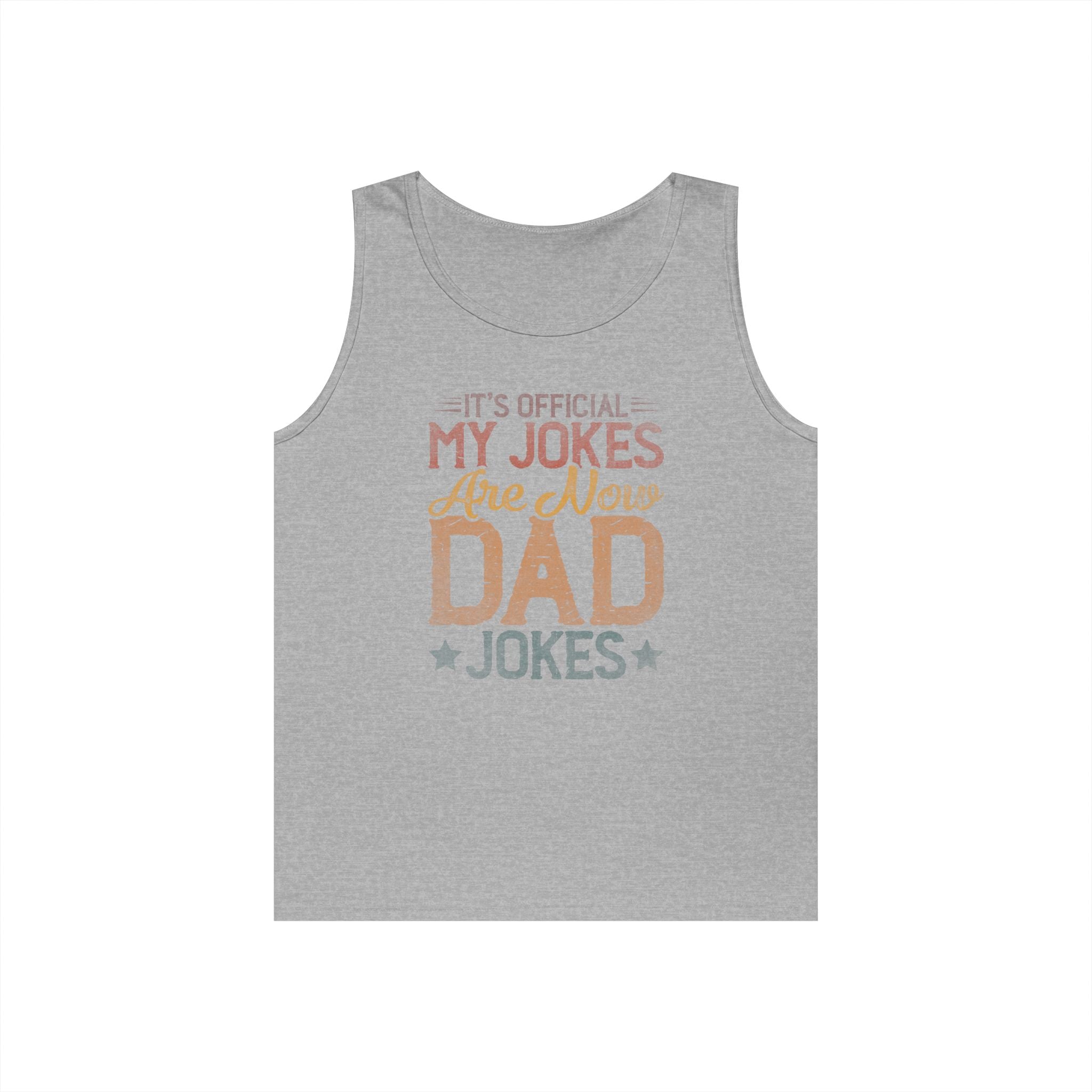 Dad Jokes Heavy Cotton Tank Top